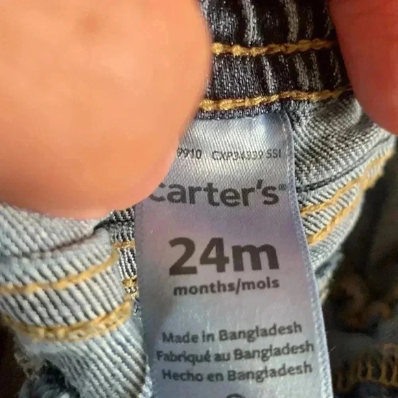 Five for 25 Carters lightweight jeans with elastic waistband - Picture 3 of 5